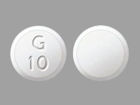 Pill G 10 is Metformin Hydrochloride 500 mg