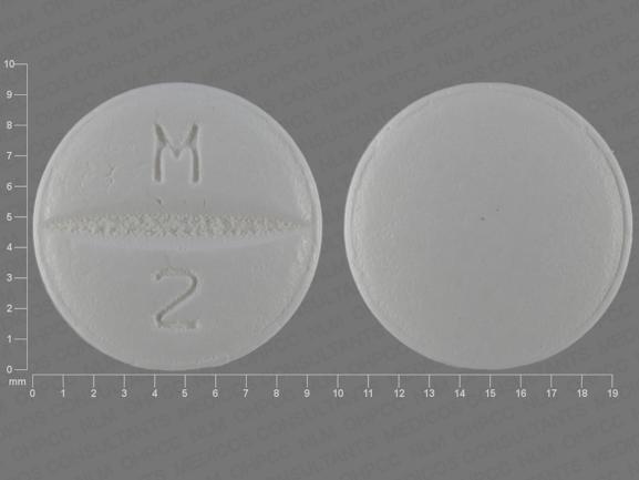 Pill M 2 is Metoprolol Succinate Extended-Release 50 mg