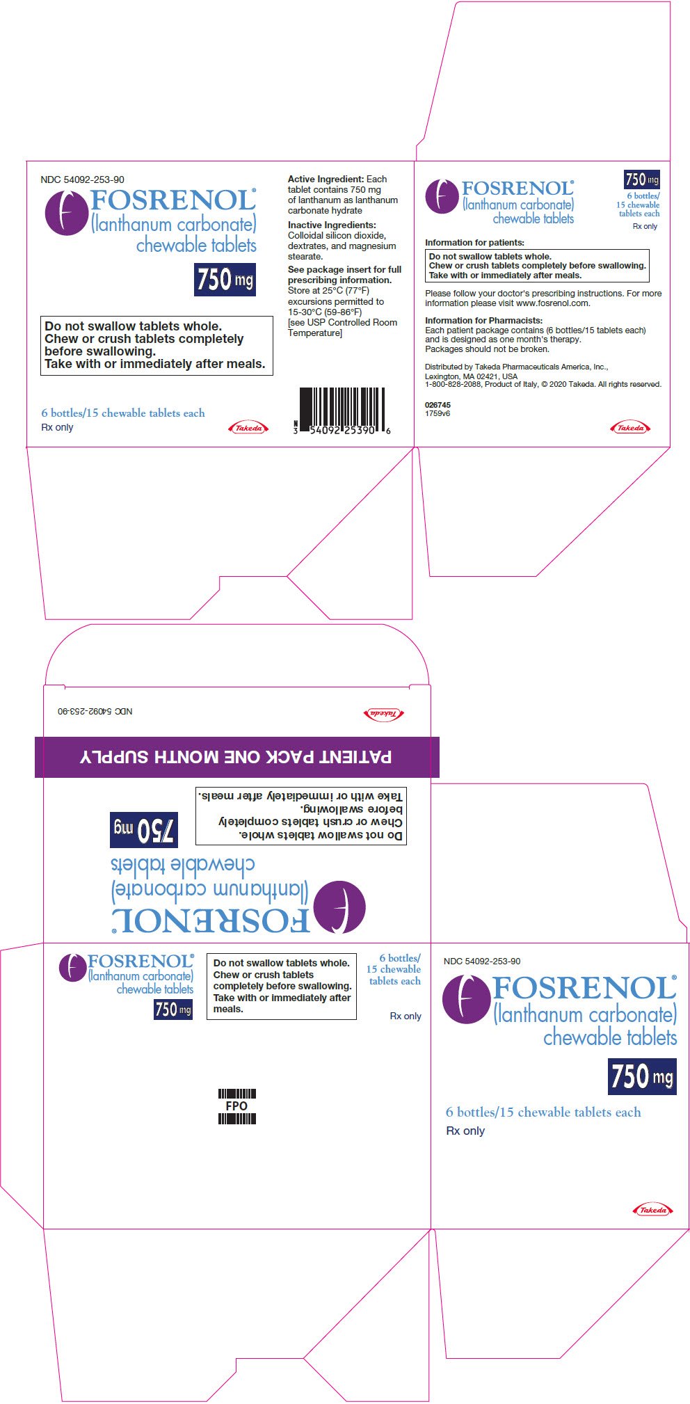 PRINCIPAL DISPLAY PANEL - 750 mg Tablet Bottle Package